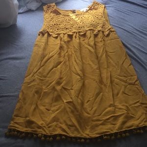 JODIFL mustard tunic blouse (S)